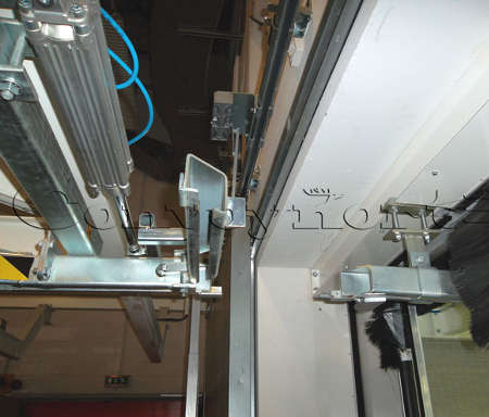 Convoynort - Manual monorail stainless steel - 500 series - Retractable tracks opened