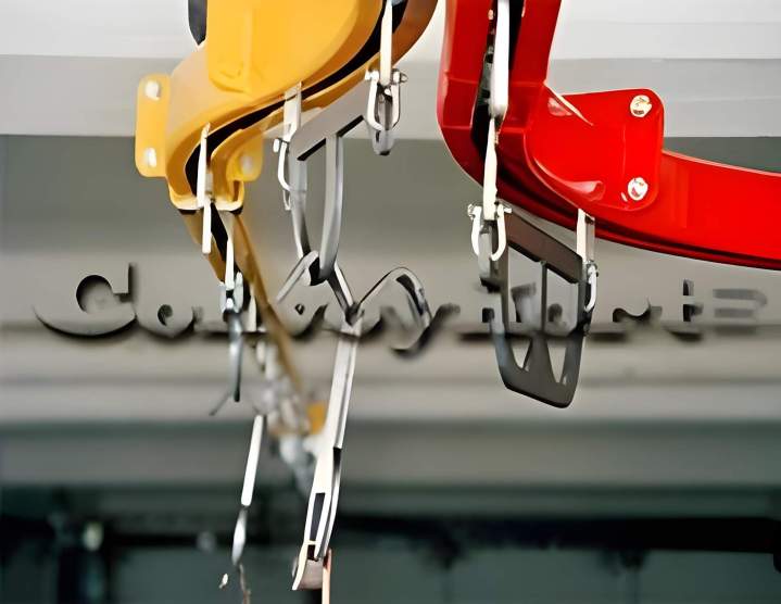 Overhead monorail chain conveyor