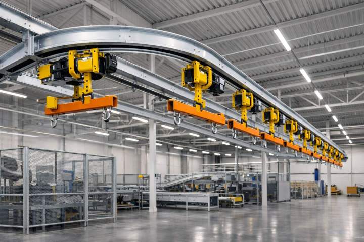 Installation convoyeur aérien France