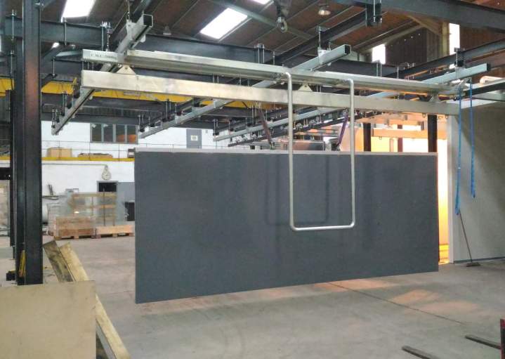 Convoyeur aérien monorail manuel