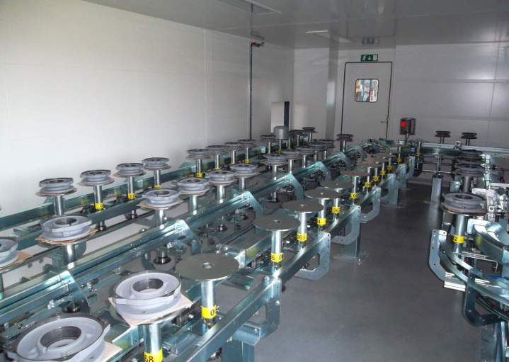 Convoyeur aérien monorail manuel