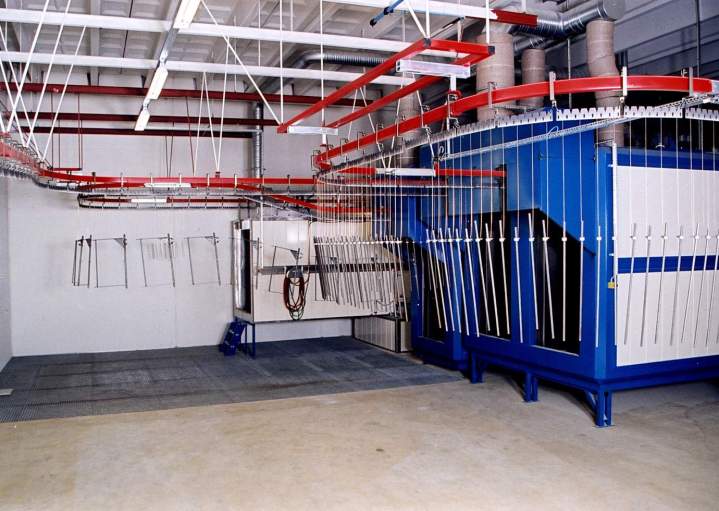 Convoyeur aérien monorail à chaîne inversée