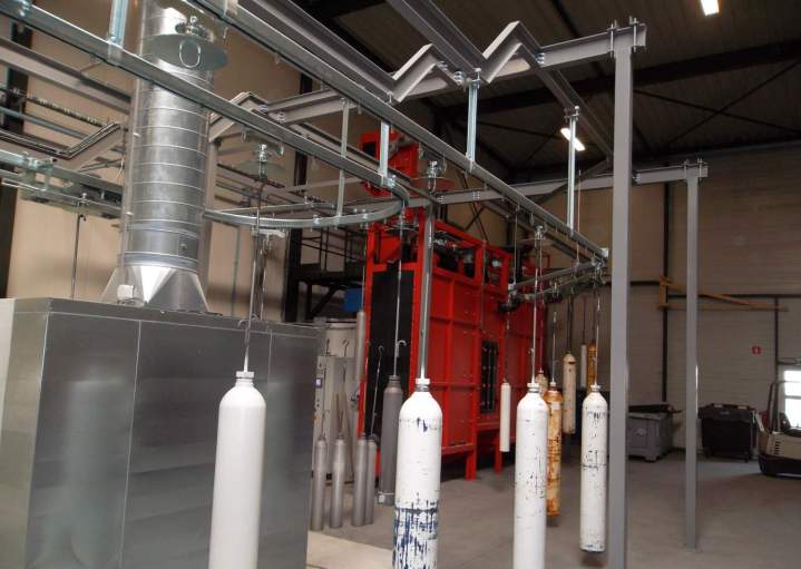 Convoyeur aérien monorail à chaîne