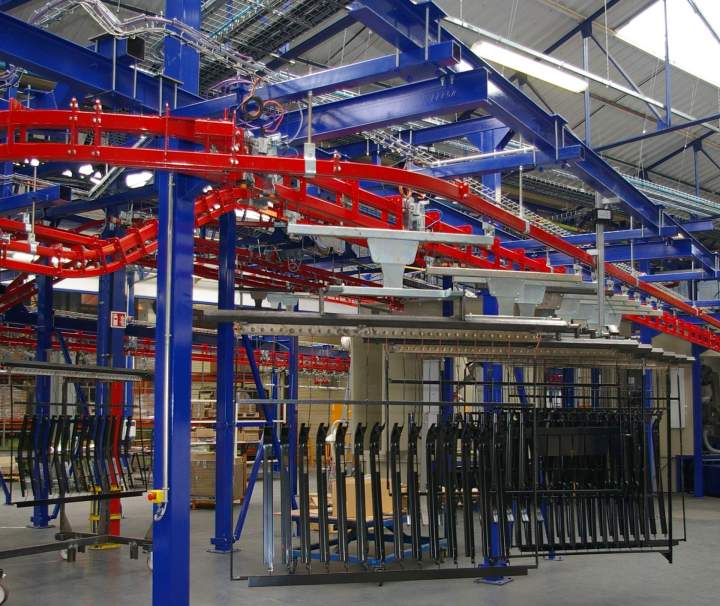 Pose de convoyeur aérien France